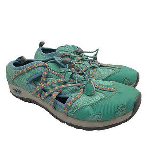 Chaco Outcross Girls 6 Teal Green Sandal Shoes Casual Outdoors Beach Walking